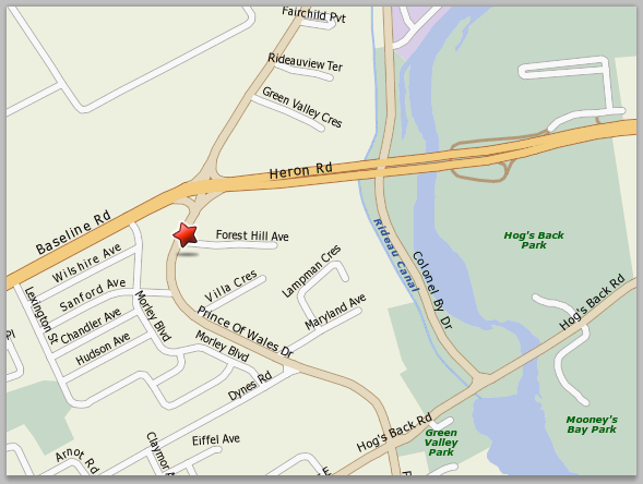 Map to the Chiropractic & Wellness Clinic